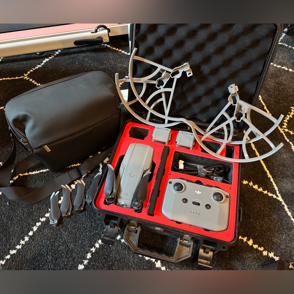 Mavic Air 2 Fly More Combo PLUS Propeller Guard and Waterproof Hard Case